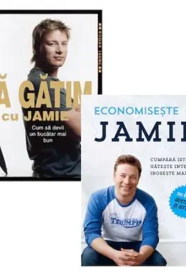 Set 2 carti Sa gatim cu Jamie Oliver