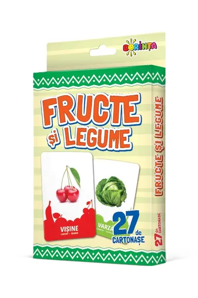 27 de cartonase. Fructe si legume