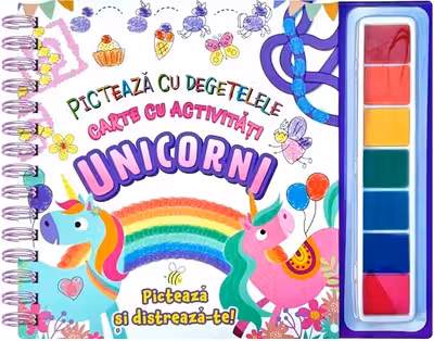 Unicorni - picteaza cu degetele