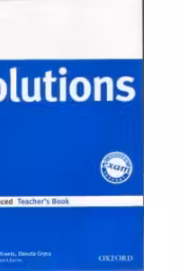 Solutions Advanced Teacher s Book