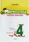 Matematica. Caietul elevului, clasa a 4-a, semestrul II