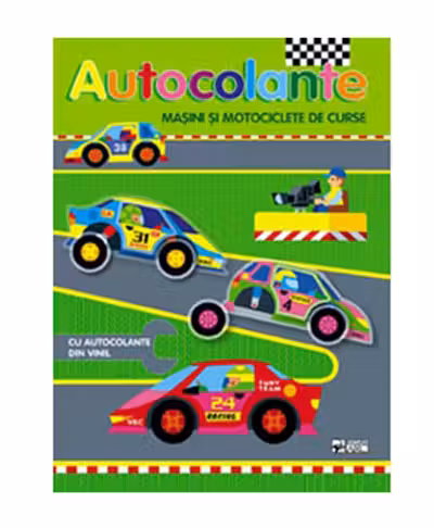 Autocolante. Masini si motociclete de curse.