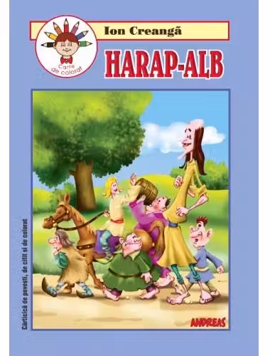 Harap-Alb. Carte de colorat