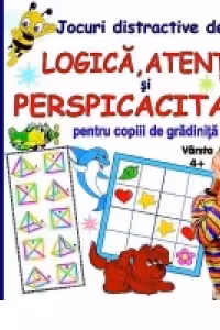 Jocuri distractive de logica, atentie si perspicacitate pentru copiii de gradinita de Diana Rotaru (1296)