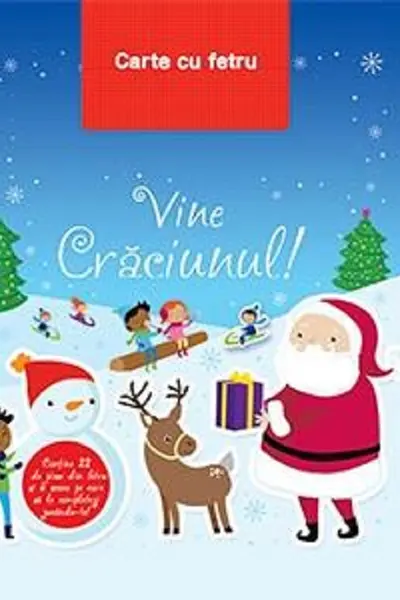 Vine Craciunul Carte cu fetru