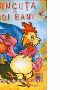 Punguta cu doi bani (carte de citit si colorat) (format A4)
