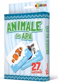 27 de cartonase. Animale de apa