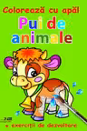 Coloreaza cu apa Pui de animale