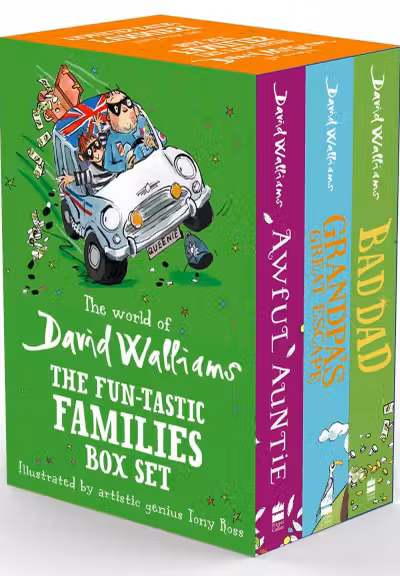 The World of David Walliams: Fun-Tastic Families Box Set: A brand new box set of funny stories from No. 1 bestselling author David Walliams