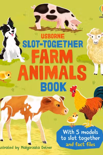 Slot-Together Farm Animals Book