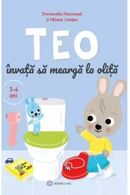 Teo învață să meargă la oliță