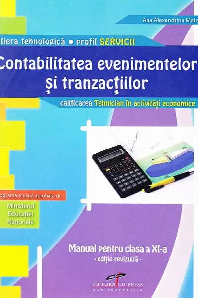 Contabilitatea evenimentelor și tranzacțiilor cls 11