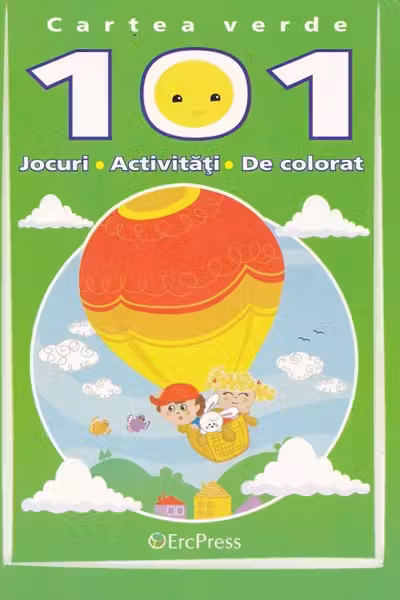 Cartea verde. 101 Jocuri, activitati de colorat