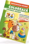 Coloreaza+autocolante Primele jucarii