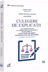 Culegere de explicații ale răspunsurilor la subiectele de la examenele de admitere la Facultatea de Drept, Universitatea din București. Limba română