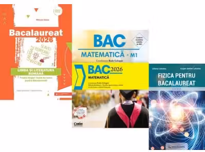 Pachet Bacalaureat 2026. Limba si literatura romana, Matematica si Fizica - Mihaela Dobos, Radu Gologan, Eugen Stefan Lakatos