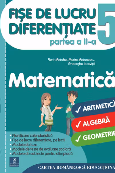 Matematica - Clasa 5. Partea 2- Fişe de lucru diferenţiate