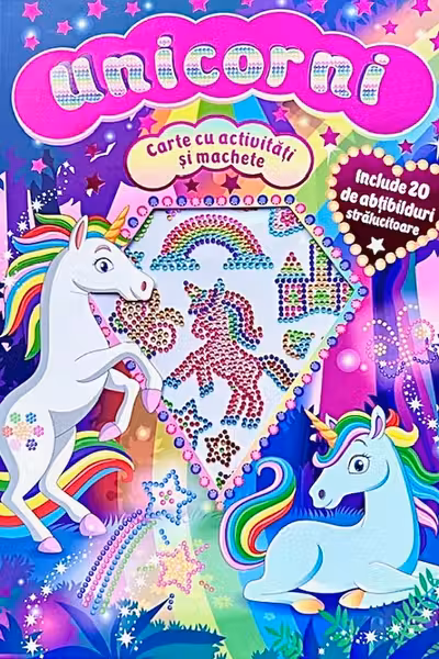 Unicorni - Carte cu activitati si machete