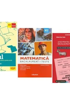 Pachet Bacalaureat 2026. Eseul. Pregatire individuala pentru proba scrisa, Matematica M2 Tehnologic si Biologie clasele 9-10 - Liliana Paicu, Daniela Stoica, Stelica Ene