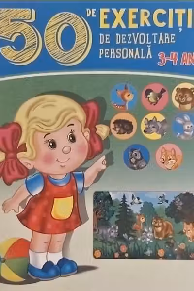 50 de exercitii de dezvoltare personala 3-4 ani