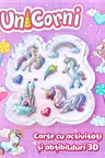 Unicorni. Carte cu activitati si abtibilduri 3D