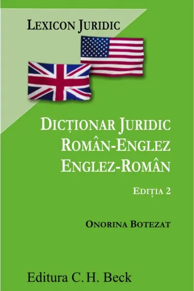 Dicționar Juridic Român-Englez, Englez-Român ed.2