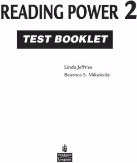 Reading Power 2 Test Booklet