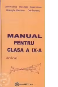 Matematica. Manual pentru clasa a IX-a