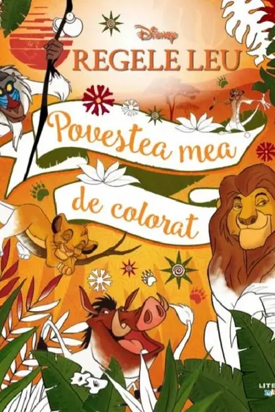 Regele Leu - Povestea mea de colorat