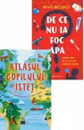 Pachet (2 carti ) Intrebarile mari ale celor mici: 1. Atlasul copilului istet. Descopera lumea in care traim; 2. De ce nu ia foc apa? Stiinta vietii de zi cu zi pe intelesul copiilor