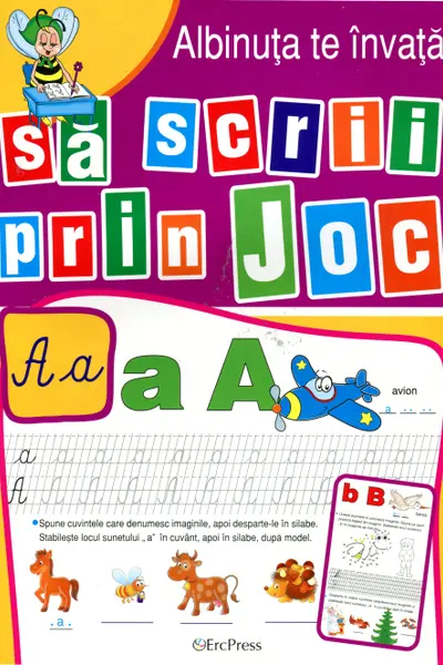 Albinuța te învață să scrii prin joc