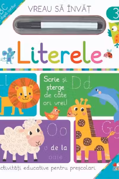 VREAU SA INVAT. LITERELE