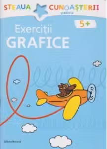 Exercitii grafice pentru gradinita (varsta 5+) - albastra