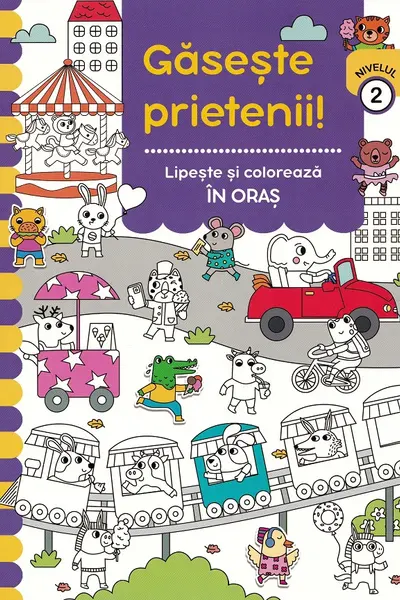 Lipeste si coloreaza in oras