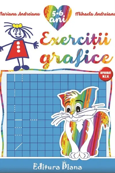 Exerciții grafice 5-6 ani