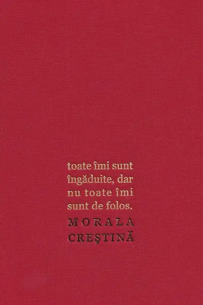 Morala creștină