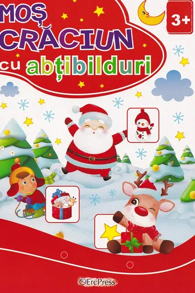 Moș Crăciun cu abțibilduri