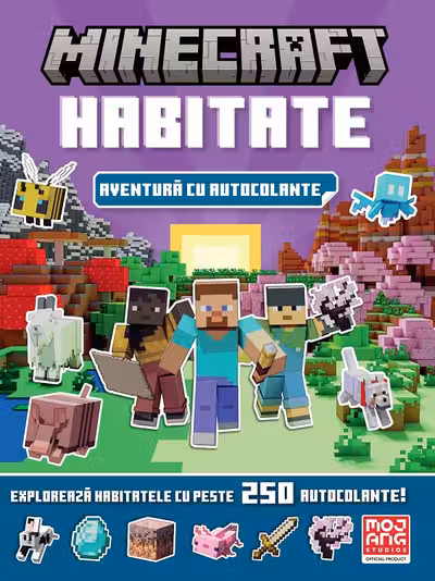 Minecraft - Habitate: Aventura cu Autocolante