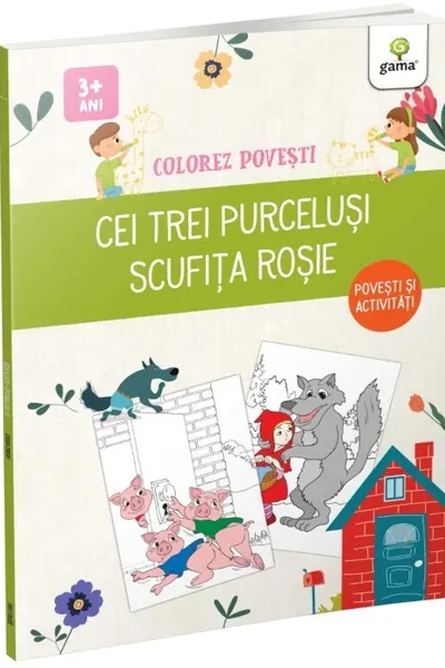 Cei trei purcelusi si Scufita Rosie