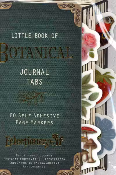 Eclectionery Journal Tabs: Botanical