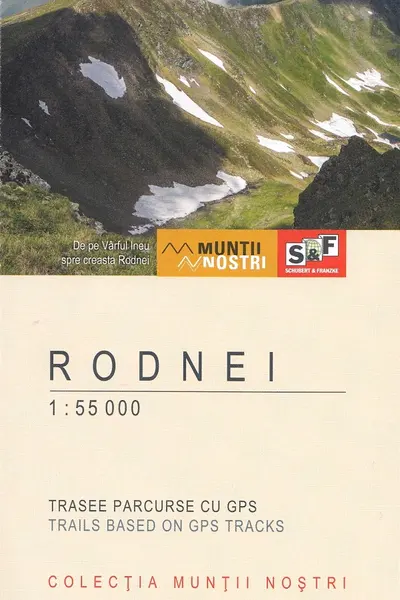 Munții Rodnei. Harta de drumeție. Munții noștri