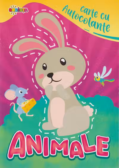 Carte cu autocolante : Animale
