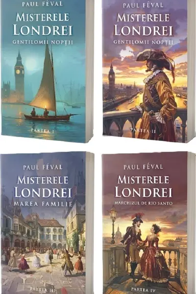Pachet 4 volume: Misterele Londrei
