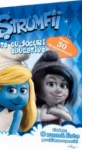 Strumfii - Carte cu jocuri educative