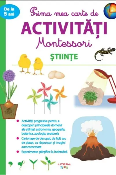 Prima mea carte de activitati Montessori