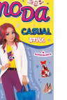 Moda. Casual style + autocolante