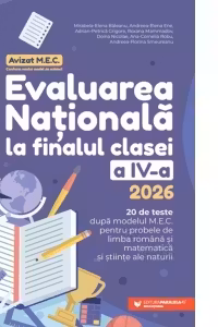 EVALUARE NATIONALA 2026. CLS. IV. LIMBA ROMANA. MATEMATICA