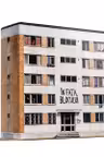 In fata blocului