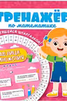 Тренажёр по математике с крутящейся шпаргалкой. Для девочек