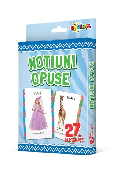 27 de cartonase. Notiuni opuse
